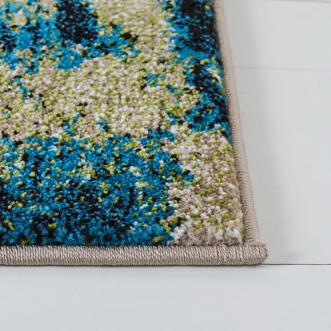 Dowlen Performance Abstract Rug 17 Stories Rug Size: Rectangle 6'7" x 9'