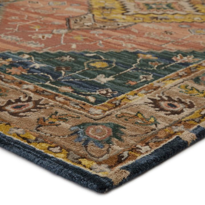 Rockford Oriental Handmade Tufted Wool Tawny/Orchre Area Rug Langley Street® Rug Size: Rectangle 9' x 12'