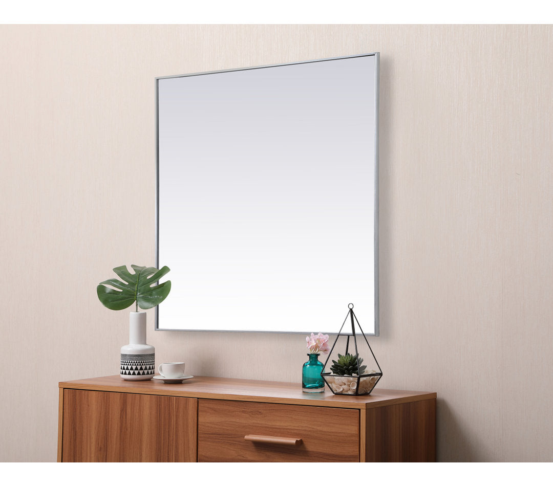 Valparaiso Accent Mirror Wade Logan® Size: 48"  x 48"  Finish: Silver