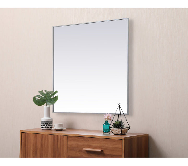 Valparaiso Accent Mirror Wade Logan® Size: 48"  x 48"  Finish: Silver