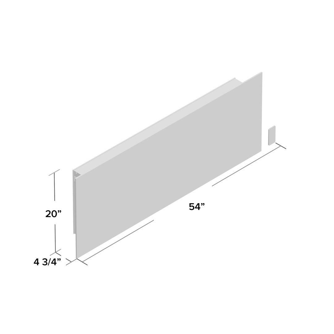 Quevedo Electric Fireplace - 54 Inch No Heat Wall Mounted Fireplace with LED Flames, Remote, Timer, and Adjustable Brightness(Black) Orren Ellis