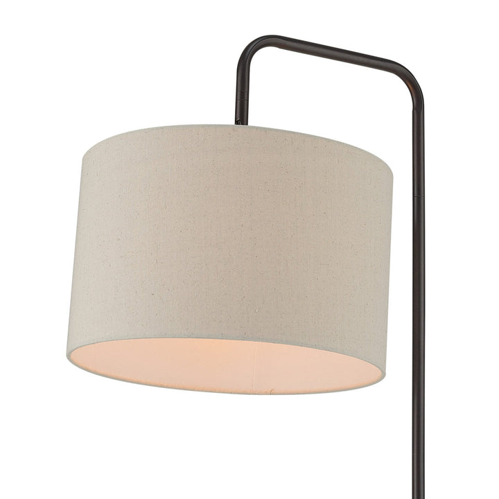 Chattahoochee 58" Arched Floor Lamp Ebern Designs Base Finish: Dark Bronze