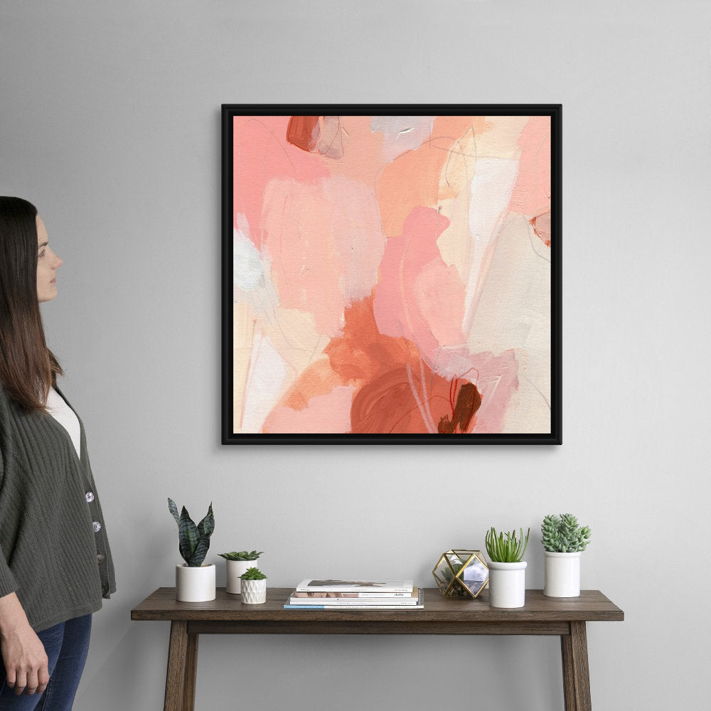 Terracotta Cloud II by June Erica Vess - Photograph Print Orren Ellis Size: 32" H x 32" W x 1.75" D Format: Black Framed