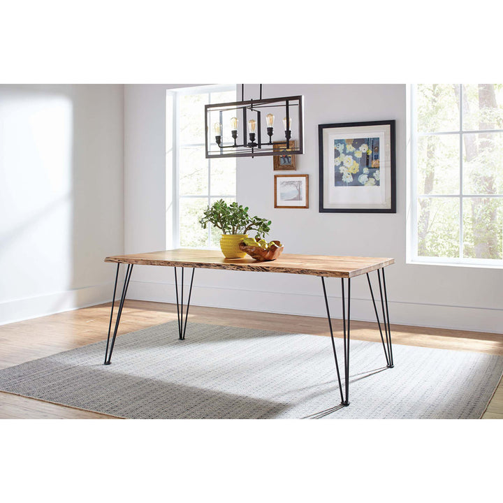 Donny Solid Wood Dining Table Ivy Bronx