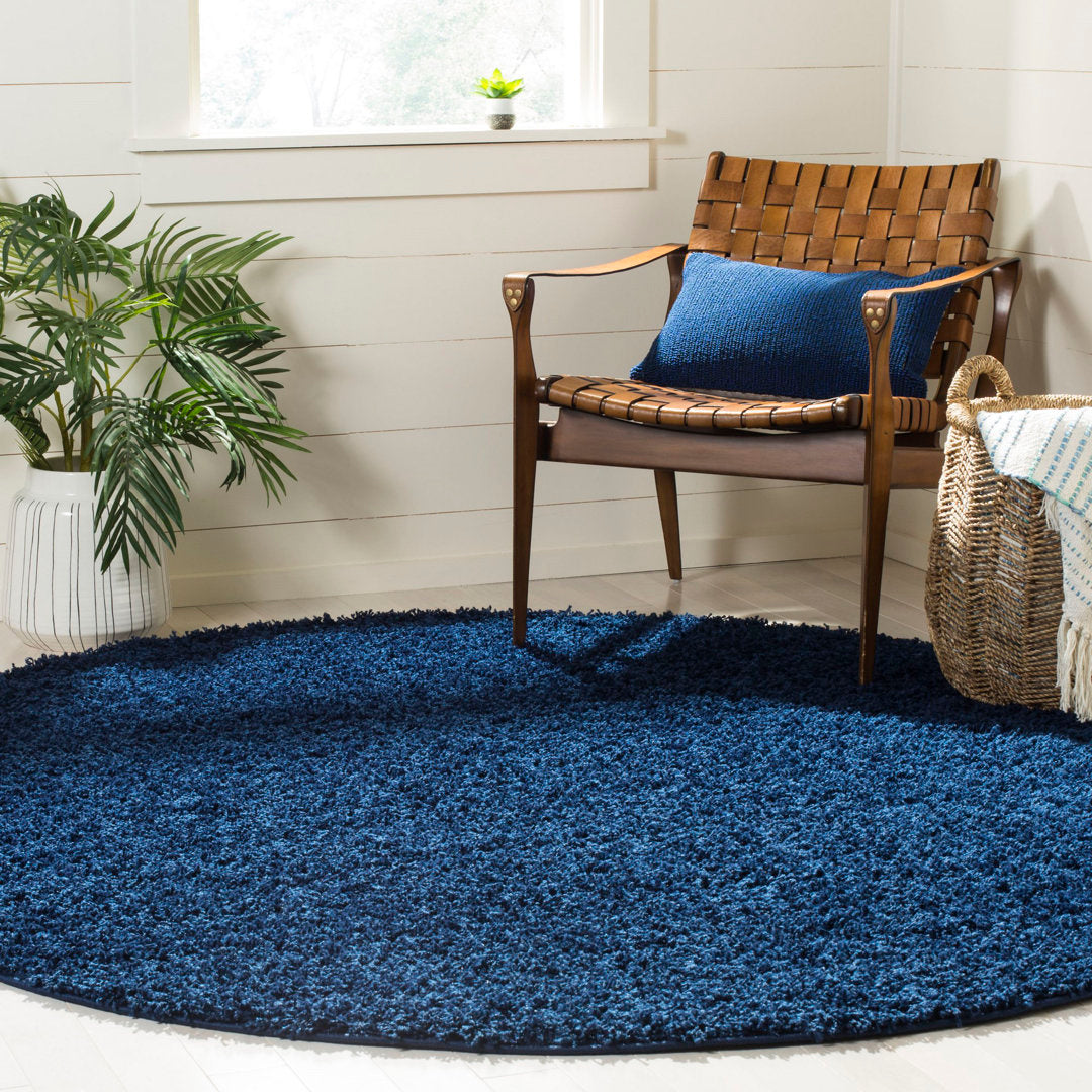 Oceanne Shag Performance Solid Color Rug Wrought Studio™ Rug Size: Square 6'7"
