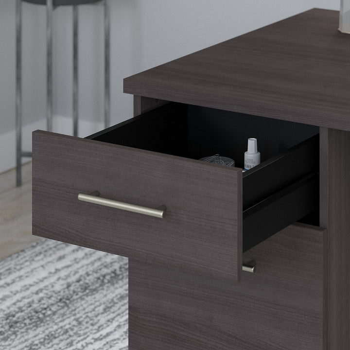 Magomed Executive Desk Gracie Oaks Color: Storm Gray