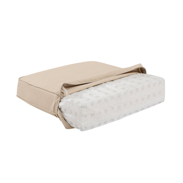 Ayvion Outdoor Seat Cushion Arlmont & Co. Cushion Color: Antique Beige Size: 59" W x 18" D