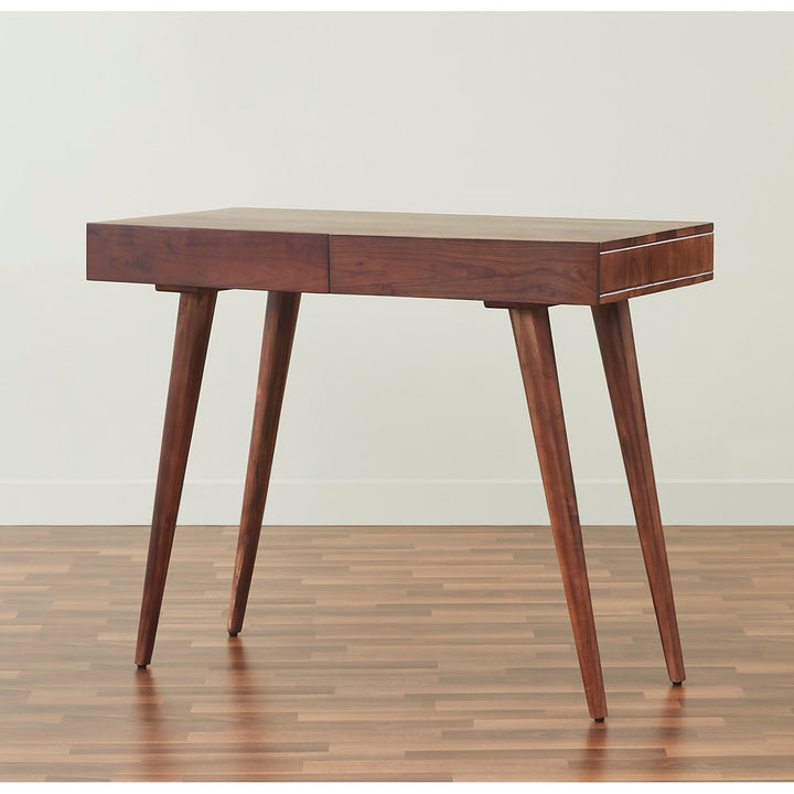 Chicago Desk Union Rustic Color: Walnut