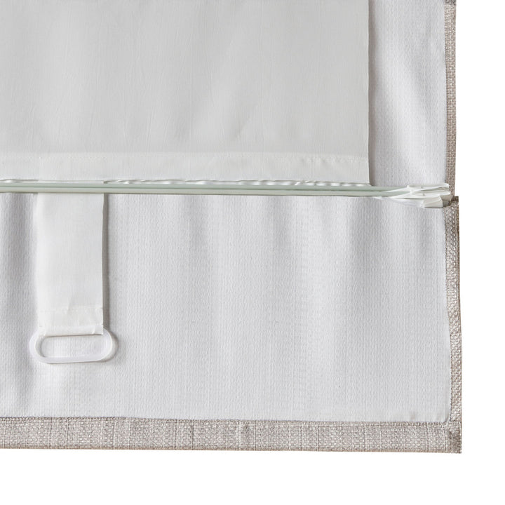 Galen Basketweave Cordless Room Darkening Roman Shade Madison Park Length & Width: 27"W x 64"L