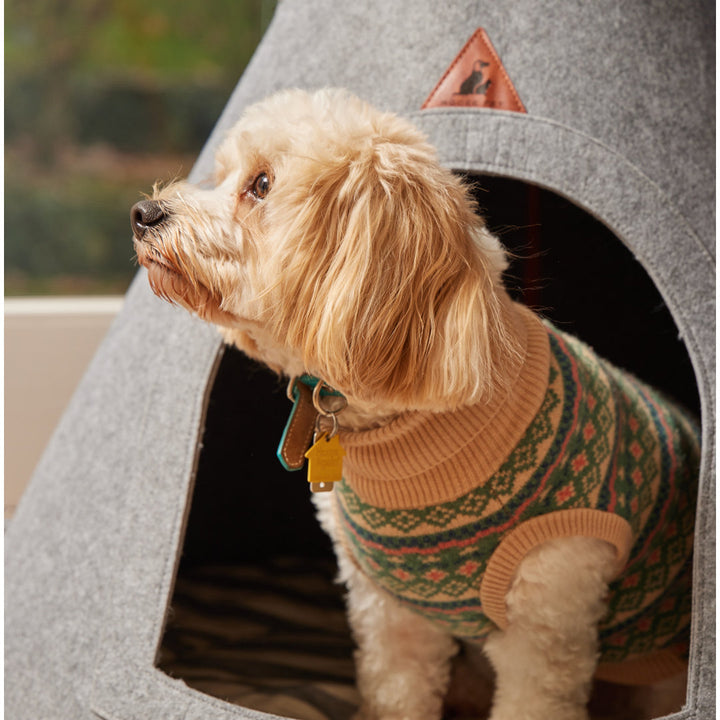 Nooee Indoor Pet Cave & Bed Nooee Pet Color: Beige Size: Large