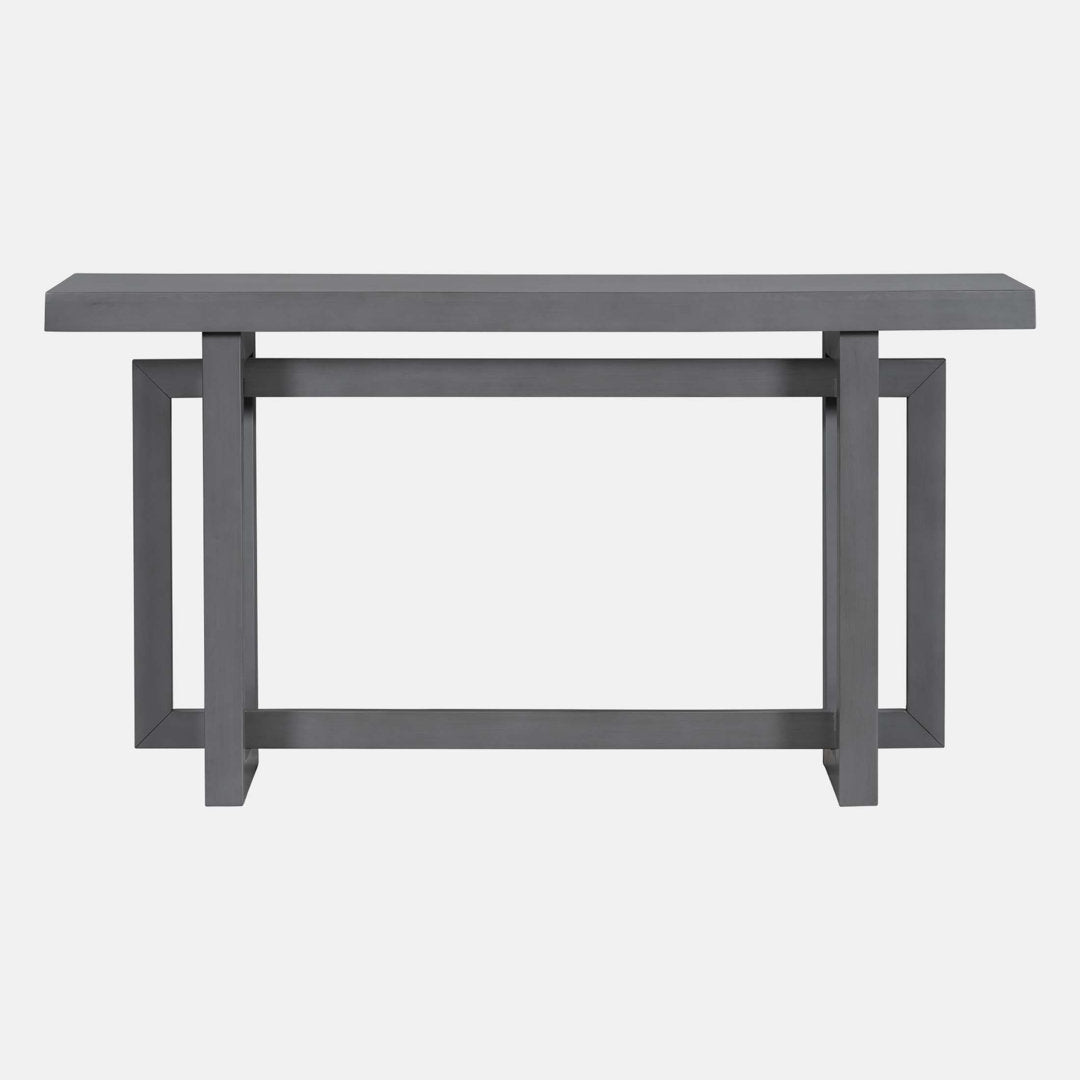Thedrick 59" Extra Long Entryway Table Console Table 17 Stories Color: Dark Gray