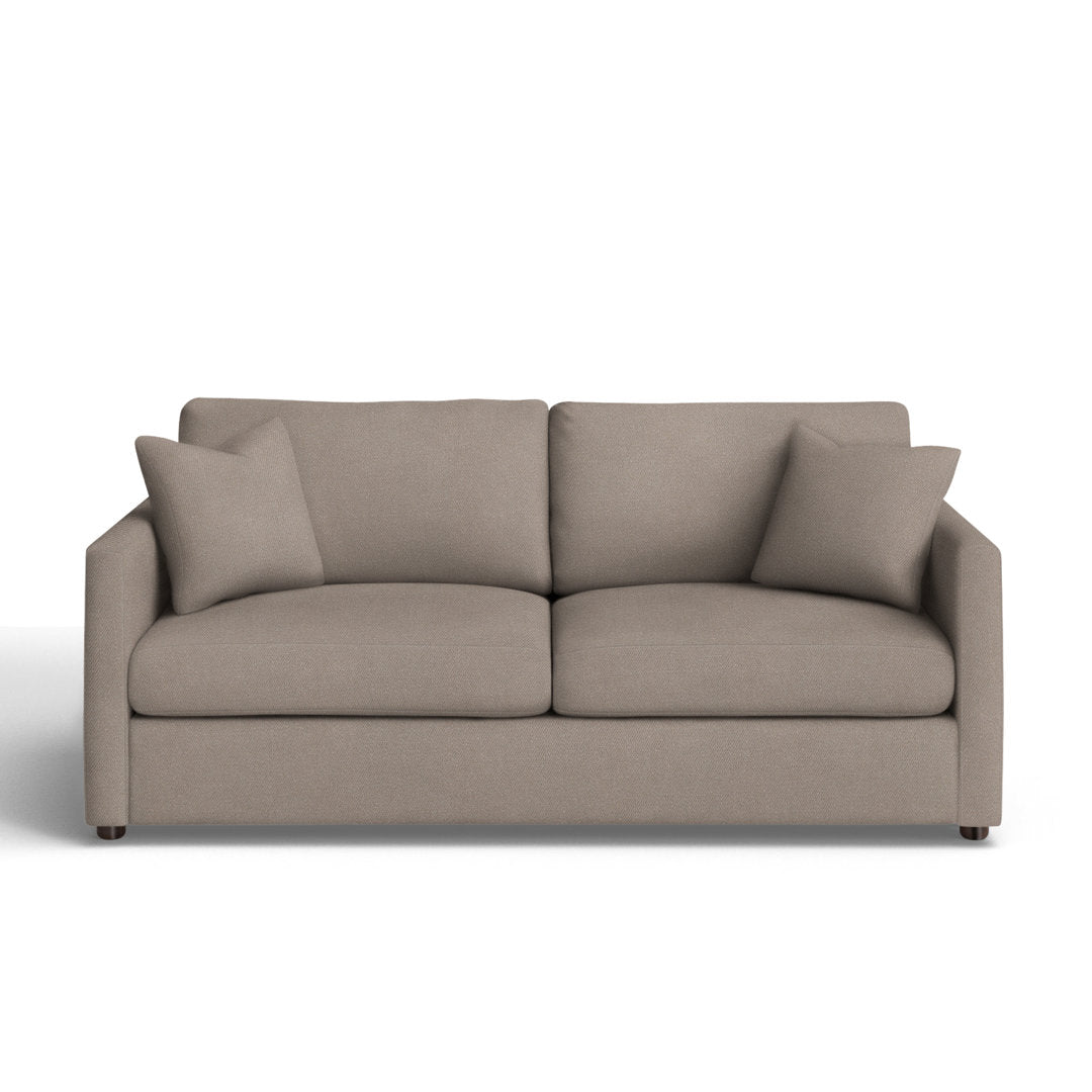 Godwin 75'' Upholstered Sleeper Sofa Joss & Main Fabric: Lena Ink Performance Linen Blend