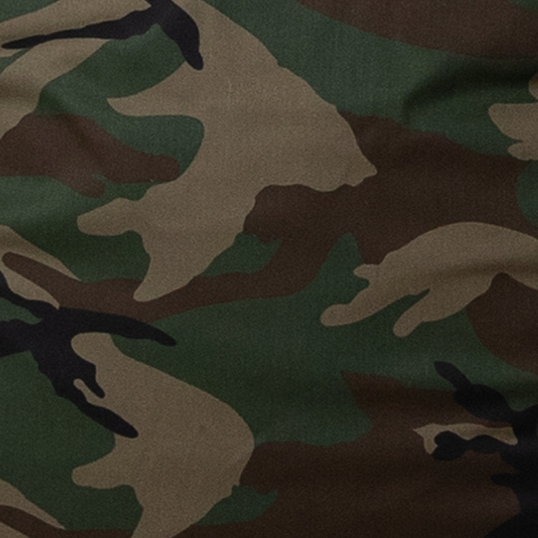Classic Refillable Cotton Bean Bag Chair Mack & Milo™ Size: Small Body Fabric: Camouflage Cotton Twill
