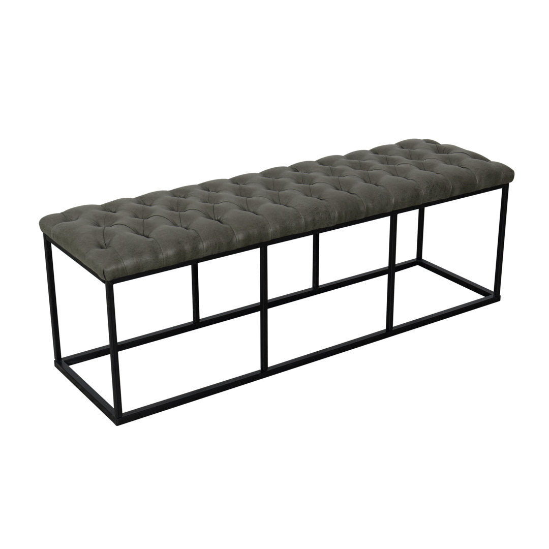 Darren Faux Leather Bench Trent Austin Design®