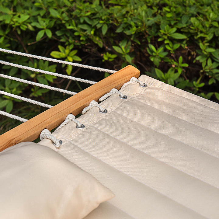 Mitre Double Camping Hammock Arlmont & Co. Color: Natural