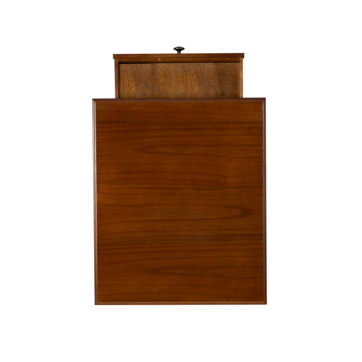 Birkley End Table with Storage Drawer Sand & Stable™ Color: Hazelnut
