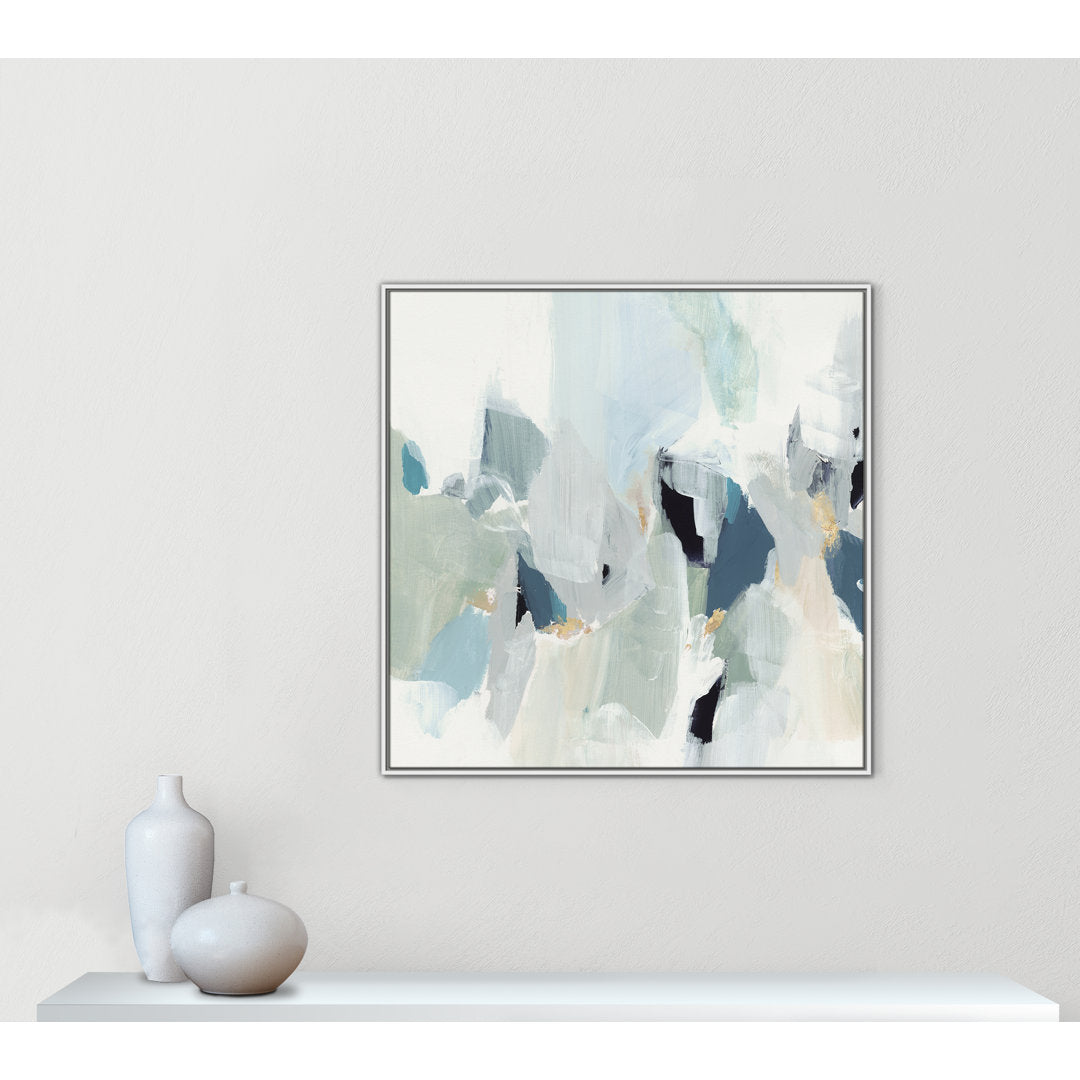 Little Talks II by Isabelle Z - Picture Frame Print on Canvas Casa Fine Arts Size: 41.5" H x 41.5" W x 2" D Format: White Floater Framed Canvas