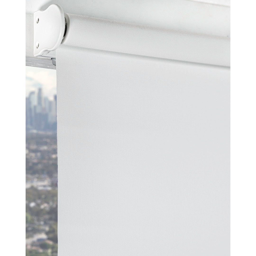 Shaunna Snap-N'-Glide Cordless Room Darkening Roll-up Shade Symple Stuff Color: Urban White Blind Size: 66"W x 72"L