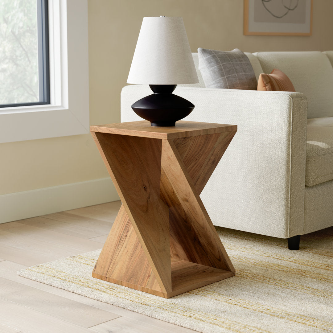 Rivera End Table Joss & Main Color: Natural