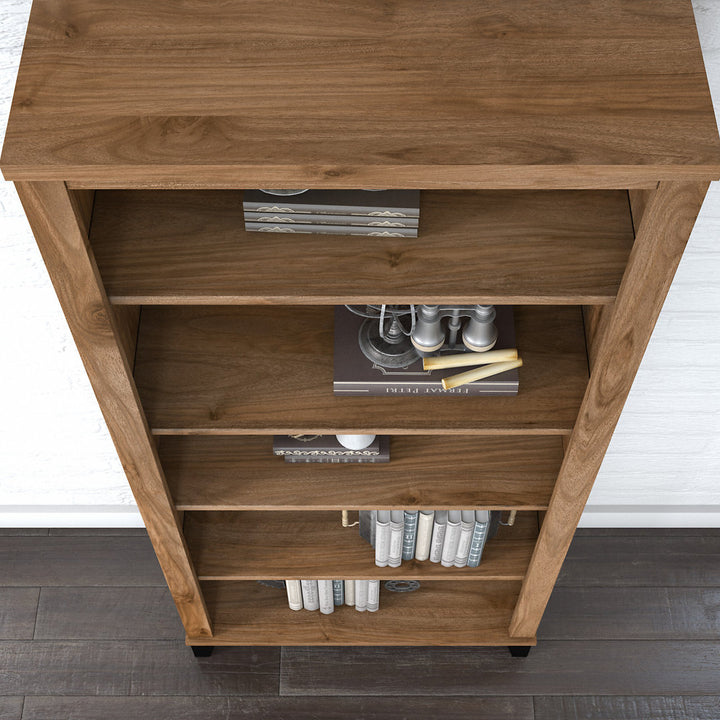 Magomed Bookcase Gracie Oaks Color: Fresh Walnut
