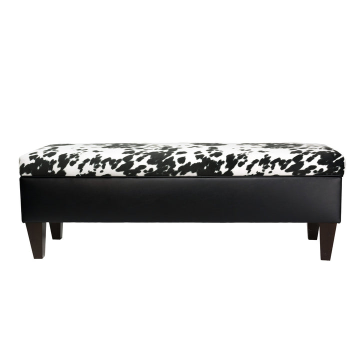 Brooke Upholstered Bench Sole Designs Upholstery Color: Black