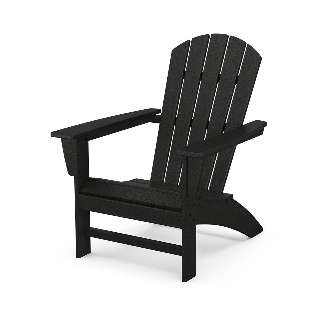 Nautical Adirondack Chair POLYWOOD® Color: Black