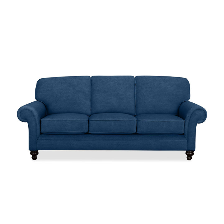 Gaige 88" Rolled Arm Sofa with Reversible Cushions Wayfair Custom Upholstery™ Fabric: Classic Indigo Denim