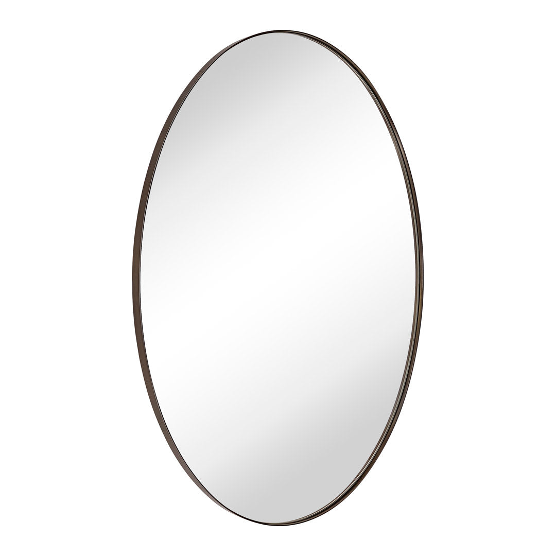 Javell Bathroom Mirror Ebern Designs Size: 30" x 20" Finish: Oil Rubbed Bronze