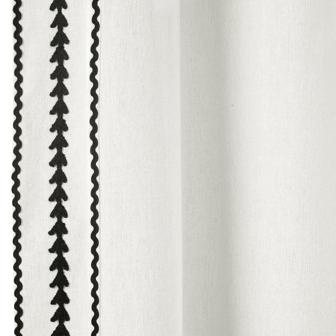 Yori Polyester Blend Semi-Sheer Curtain Panel Birch Lane™