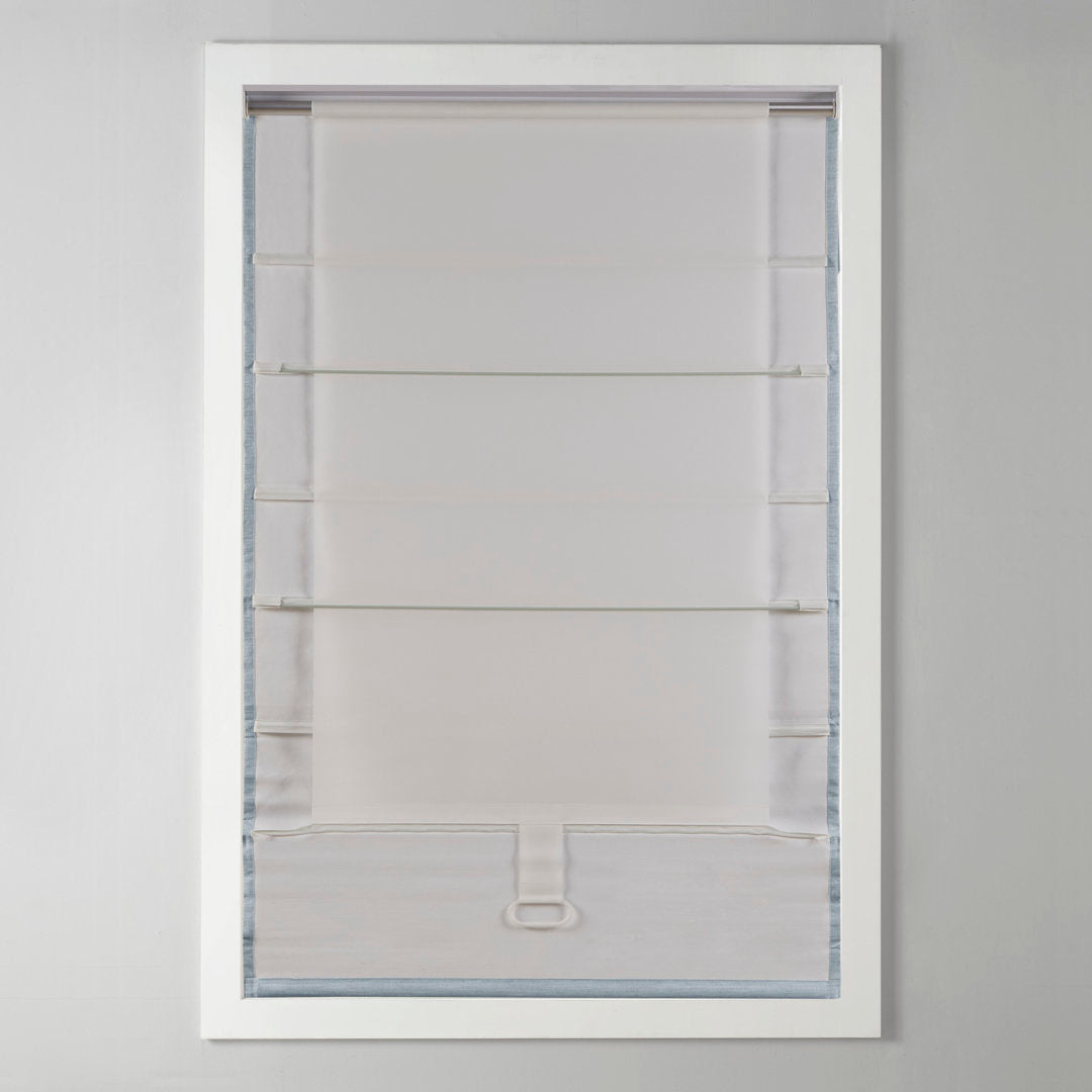 Galen Basketweave Cordless Room Darkening Roman Shade Madison Park Length & Width: 31"W x 64"L