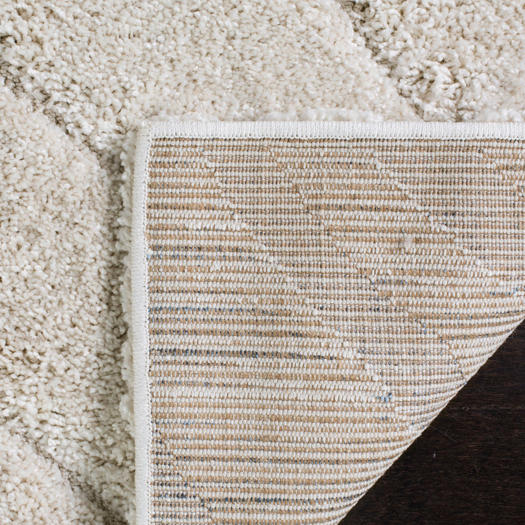 Ashal Abstract Cream Area Rug Wade Logan® Rug Size: Runner 2'3" x 7'