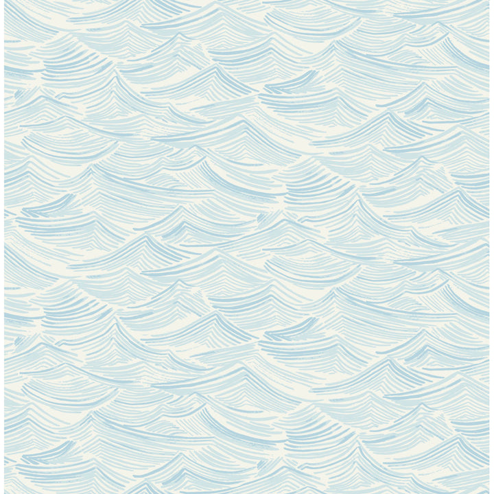 Honea Kids Calm Seas 33' L x 20.5" W Wallpaper Roll Viv + Rae™ Color: Sky Blue