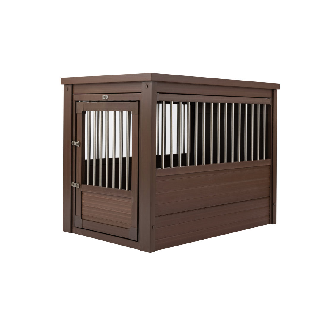 Southwick ECOFLEX® Furniture-Style Dog Crate – End Table Design Archie & Oscar™ Color: Russet Size: Large (28" H x 24" W x 35.4" D)