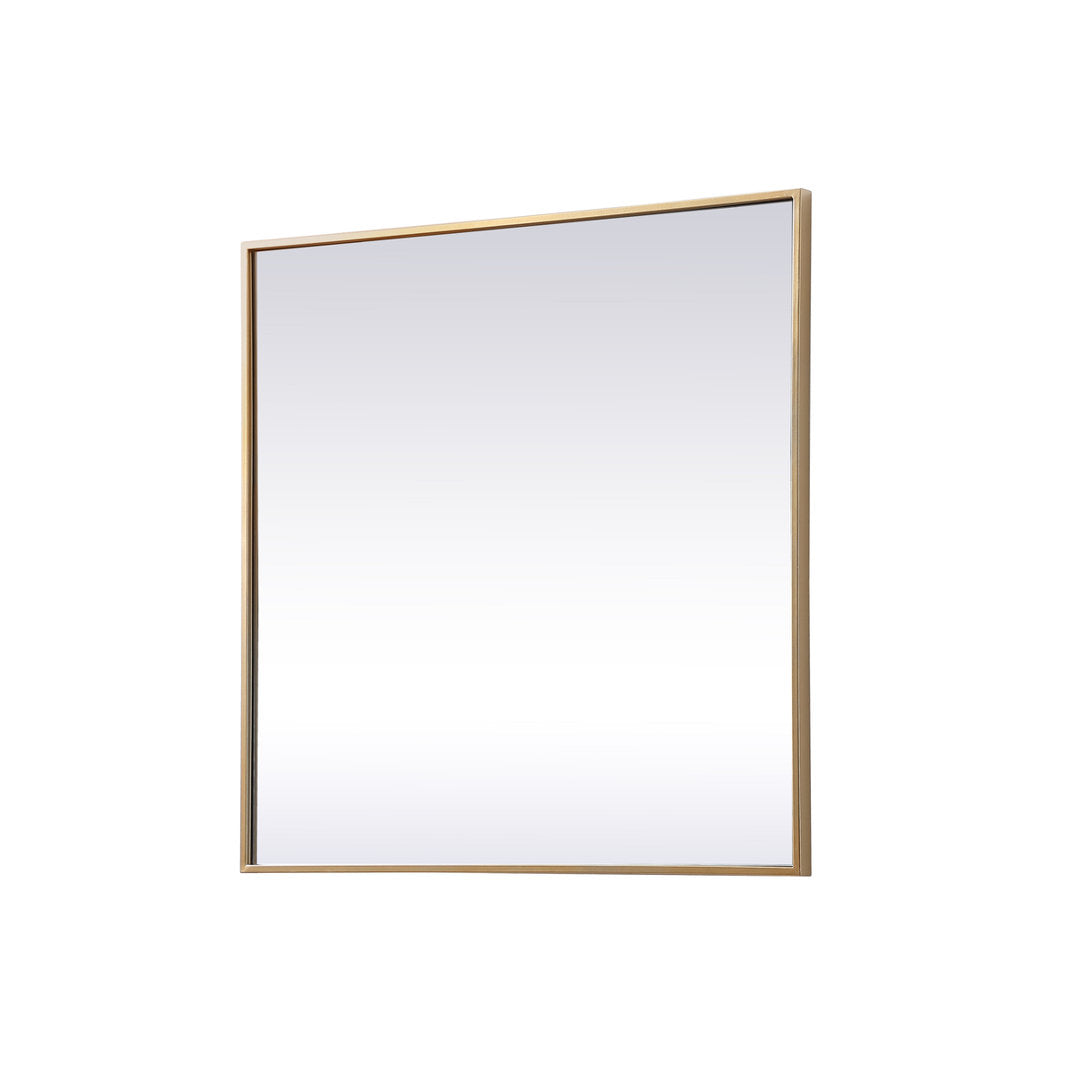 Valparaiso Accent Mirror Wade Logan® Size: 30"  x 30"  Finish: Brass