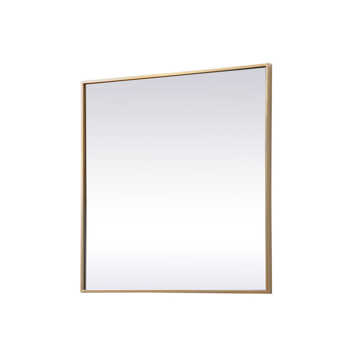 Valparaiso Accent Mirror Wade Logan® Size: 30"  x 30"  Finish: Brass