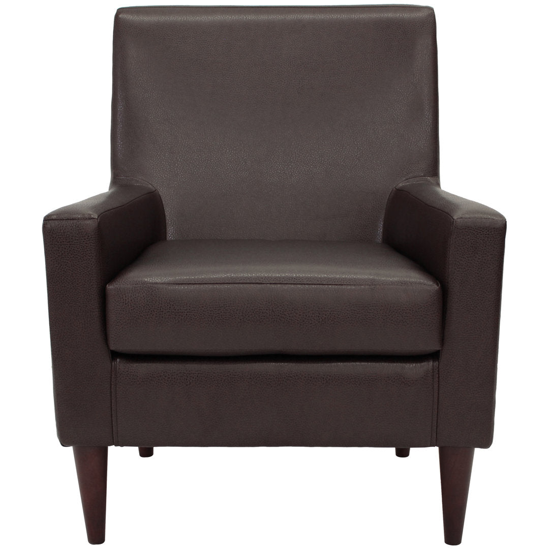 Donham Wide Armchair Zipcode Design™ Upholstery Color: Walnut