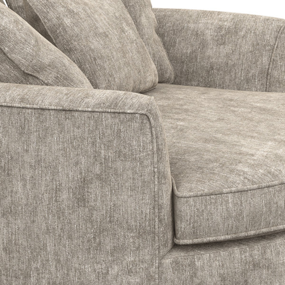 Ashonte Anjuan 61" Wide Polyester Barrel Chair Wade Logan® Fabric: Hill Elephant