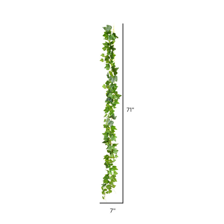 Artificial Frosted Ivy Vine Real Touch Garland (Set of 3) Gracie Oaks
