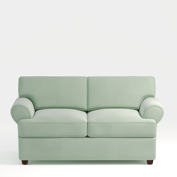 67" Recessed Arm Loveseat Birch Lane™ Fabric: Bayou Spray Canvas