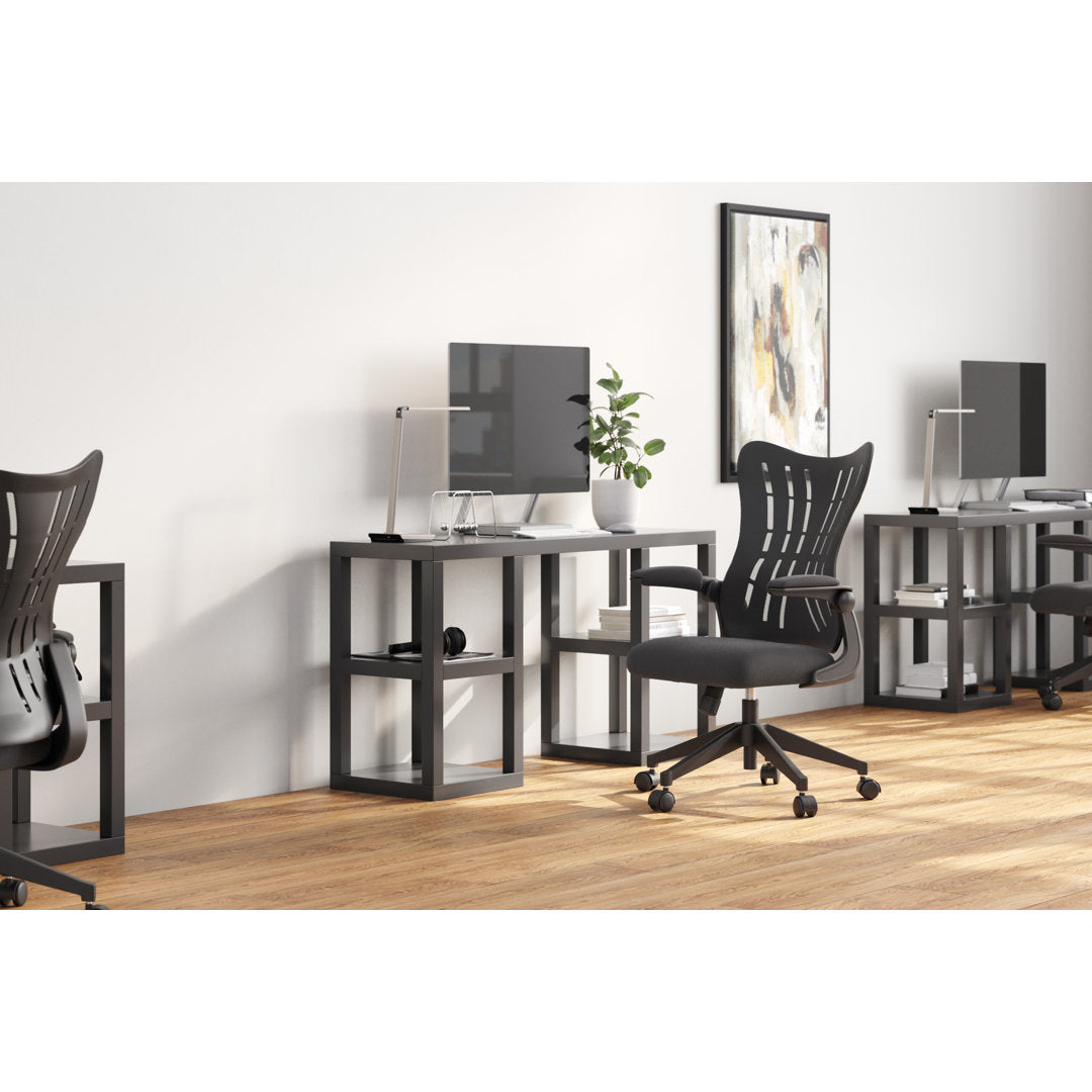 Sheffield Mesh Task Chair Upper Square™ Upholstery Color: Black