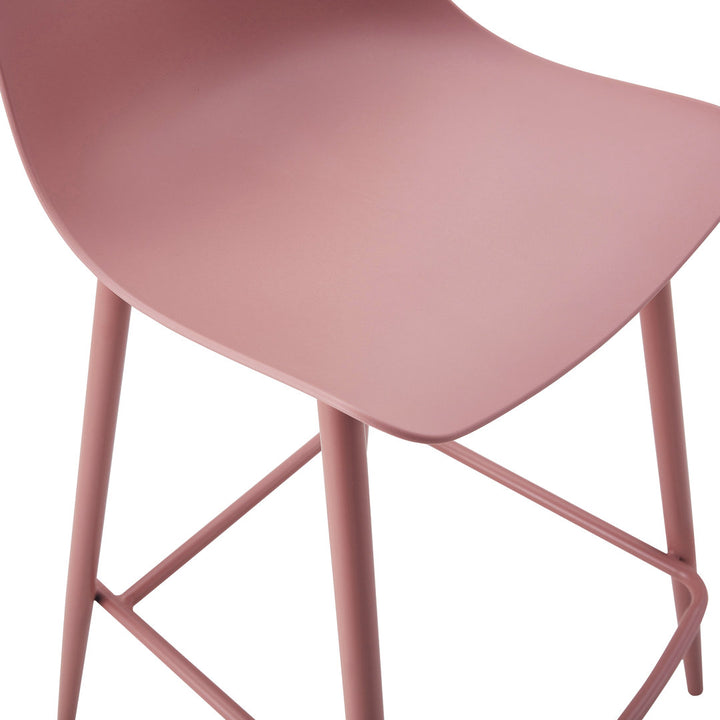 Sylvester 26'' Counter Stool AllModern Color: Blush Pink