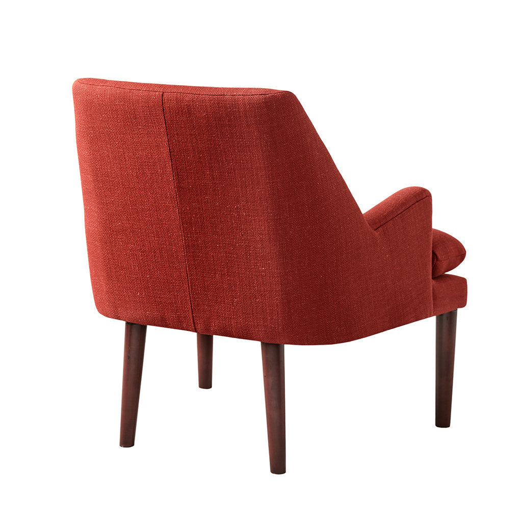 Button Tufted Armchair 510 Design Upholstery Color: Spice