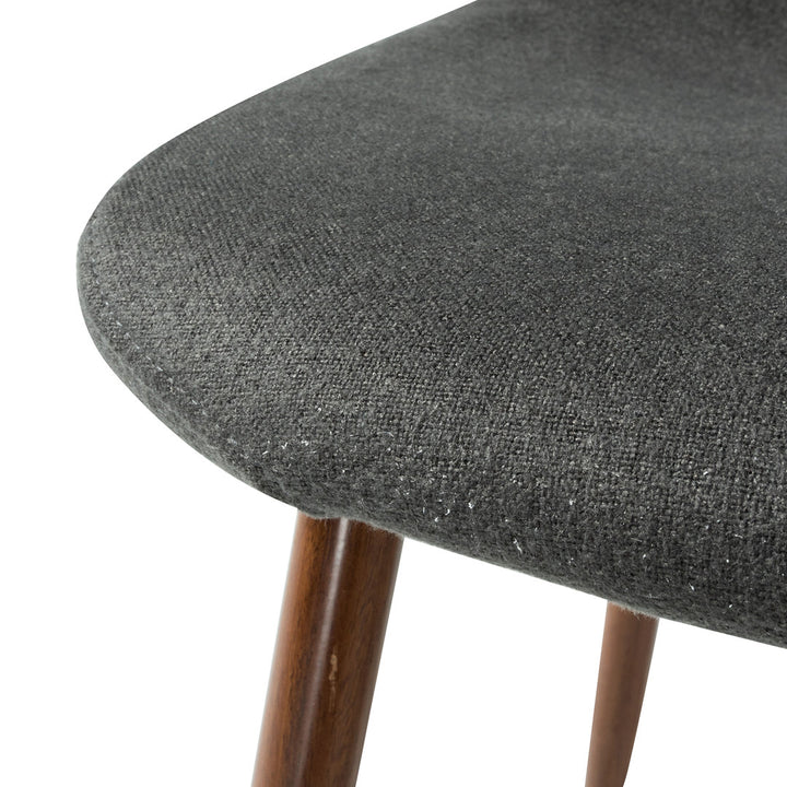 Axia Side Chair (Set of 4) Wade Logan® Upholstery Color: Charcoal