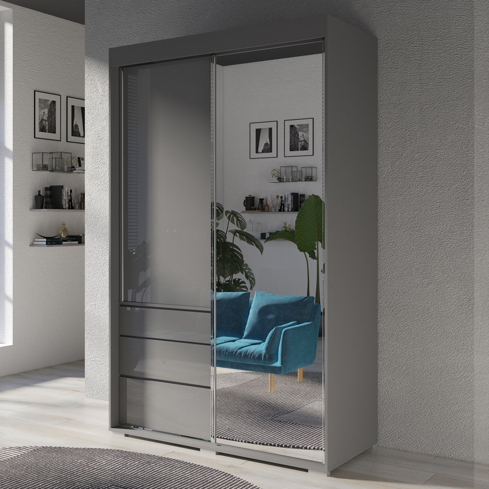 Alies Armoire Wade Logan® Color: Gray