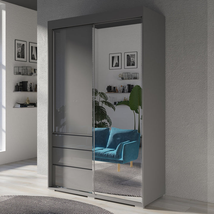 Alies Armoire Wade Logan® Color: Gray