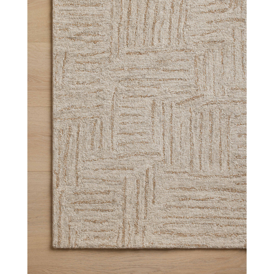 Chris Loves Julia x Loloi Polly Smoke / Sand Area Rug Chris Loves Julia x Loloi Rug Size: Runner 2' x 5'