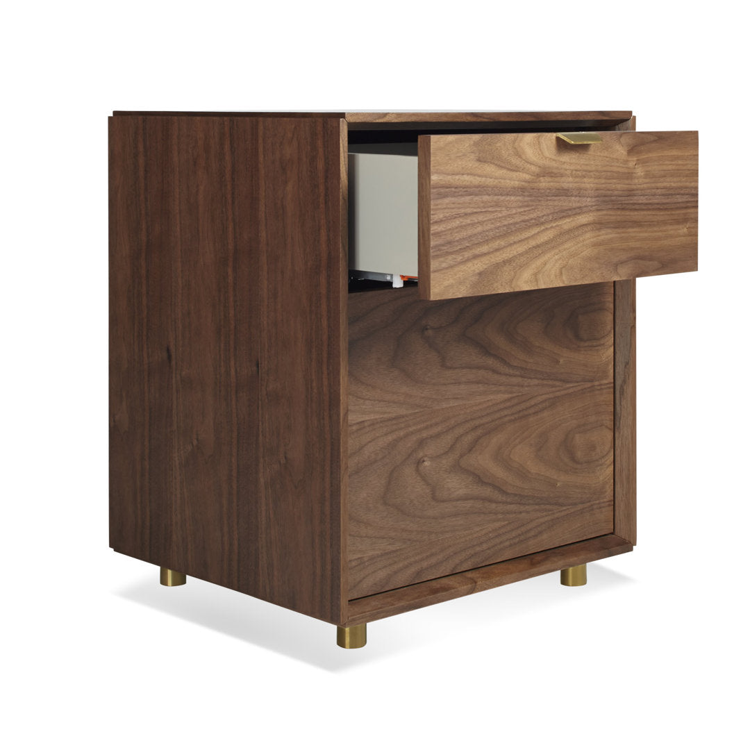Dang 2 - Drawer Vertical Filing Cabinet Blu Dot Color: Walnut