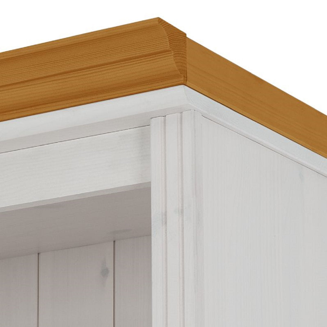 Ainsley 87" H 6 Shelf Bookcase Notio Color: White/Honey Configuration: Premium