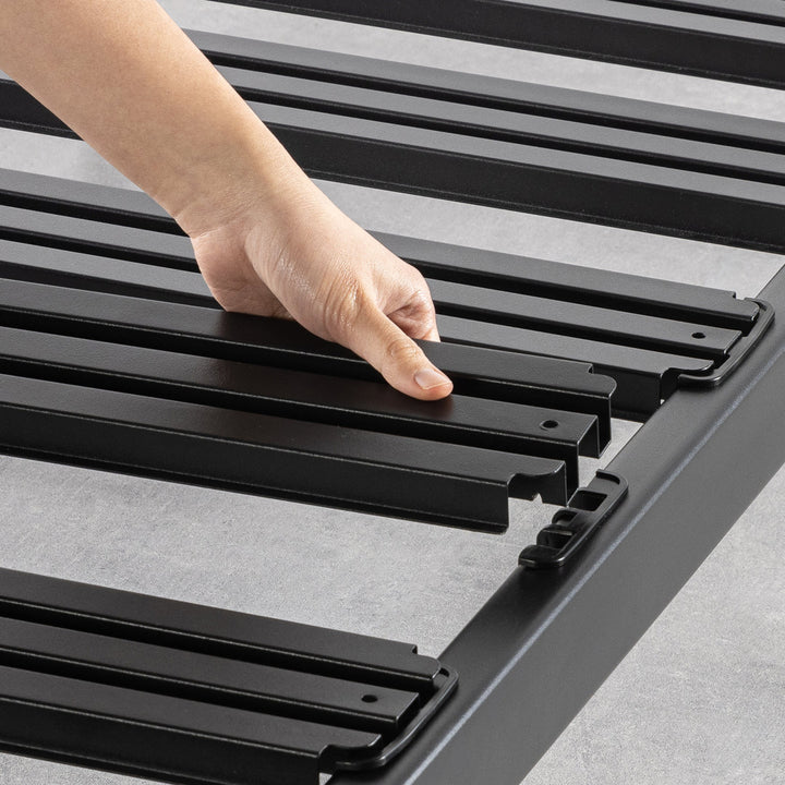 Wachapreague 14'' Heavy Duty Steel Bed Frame Zipcode Design™ Size: California King