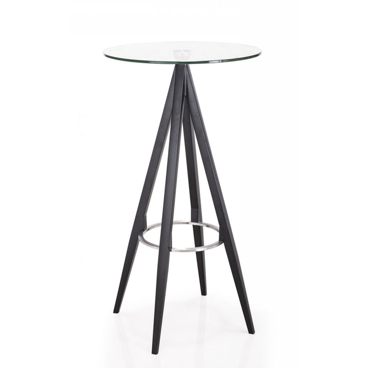 Mikaia Bar Height Dining Table Orren Ellis Base Color: Black